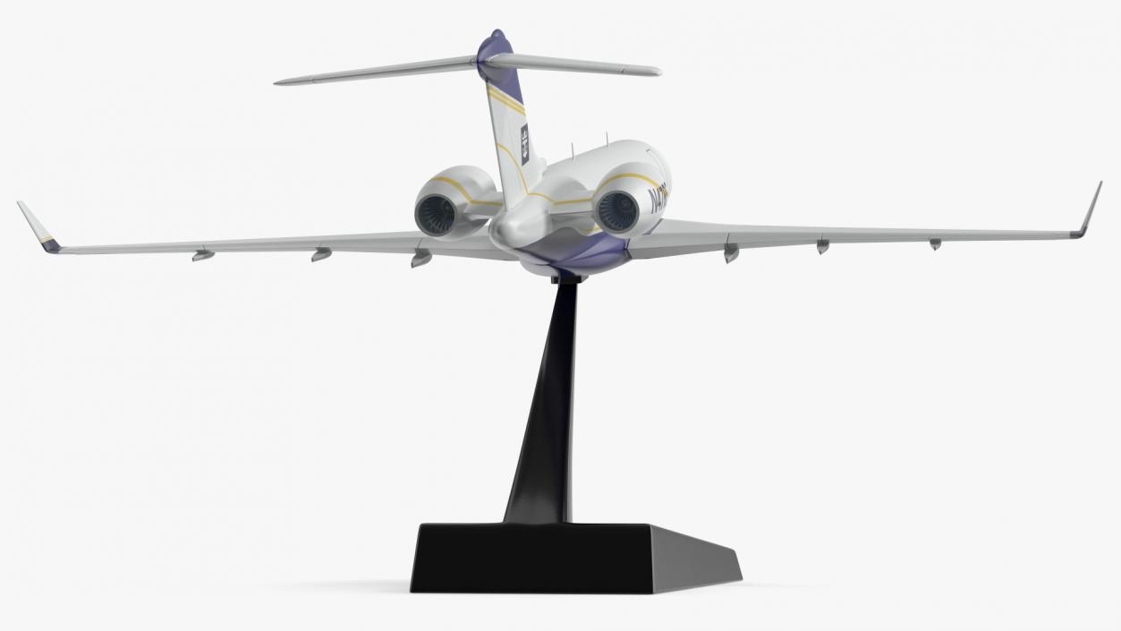 3D model Bombardier Global 6000 Scale Model with Stand