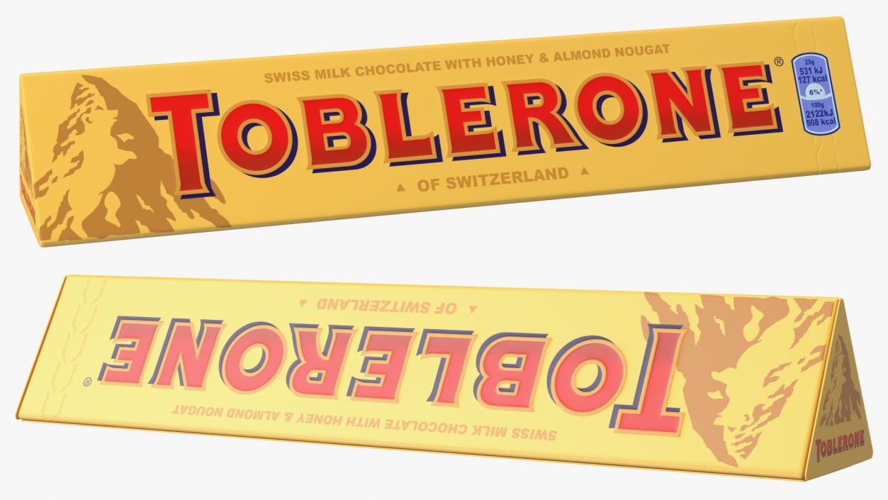 Toblerone Milk Chocolate Package 3D