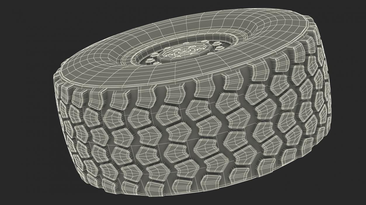 Wheel for Super Duty Heavy Truck 3D