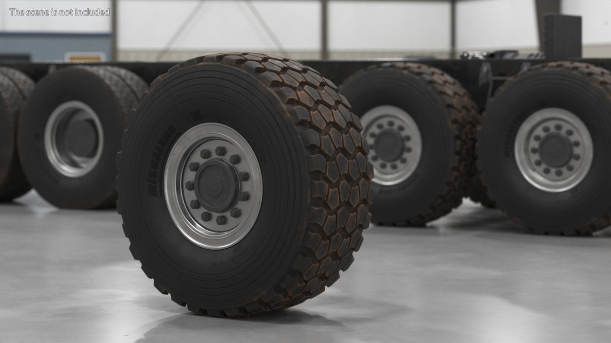 Wheel for Super Duty Heavy Truck 3D