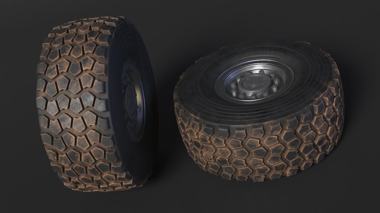 Wheel for Super Duty Heavy Truck 3D