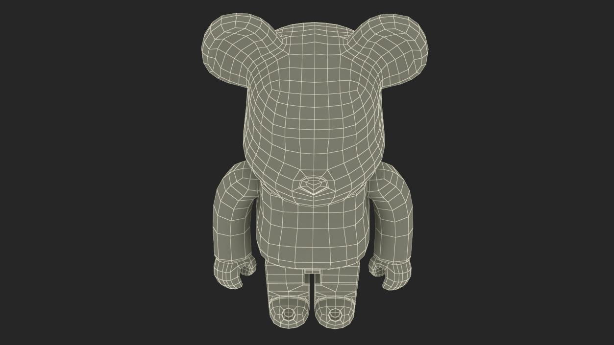 3D Bearbrick Karimoku Layered Wood