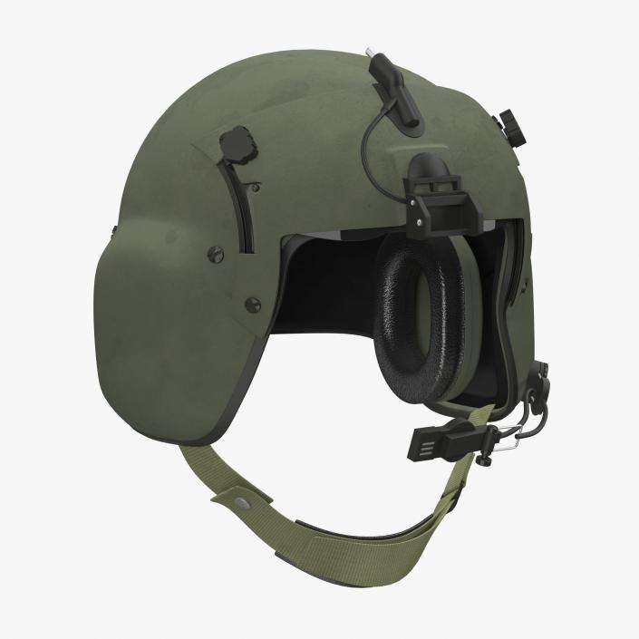 3D model US Military Helicopter Pilot Helmet