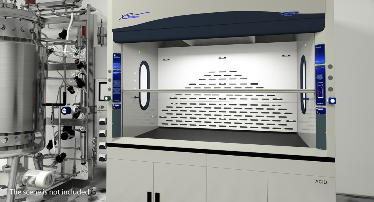 Labconco Protector XStream Laboratory Hood 3D