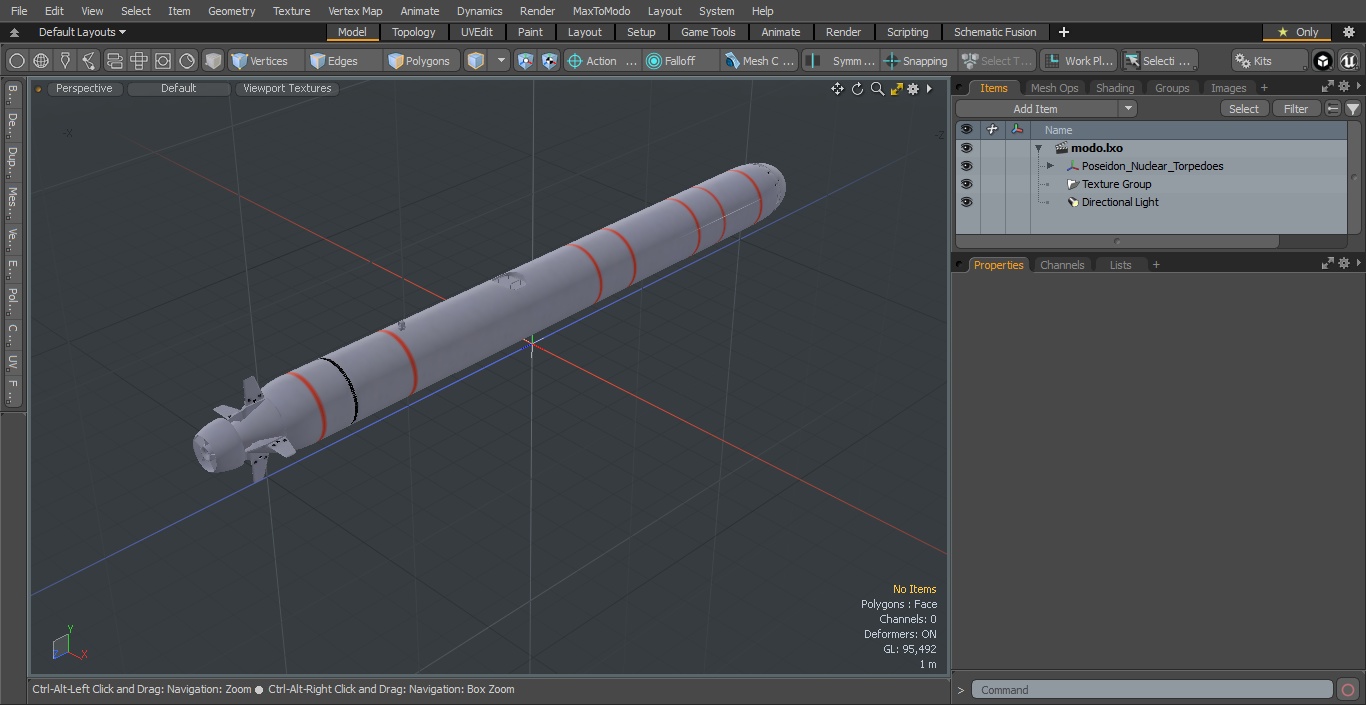 3D Poseidon Nuclear Torpedoes