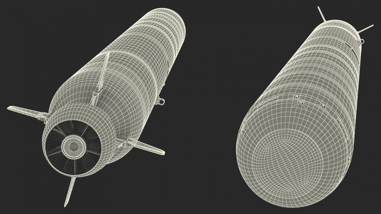 3D Poseidon Nuclear Torpedoes