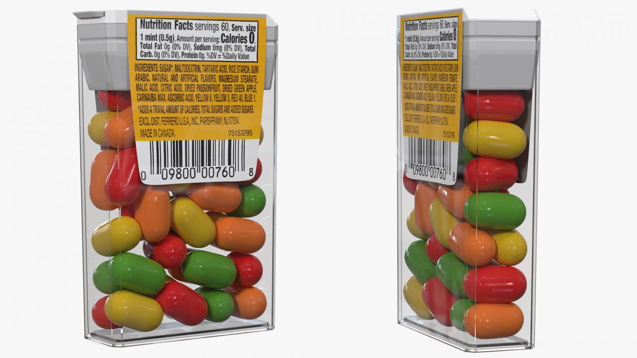 Tic Tac Fruit Adventure Mints 3D model