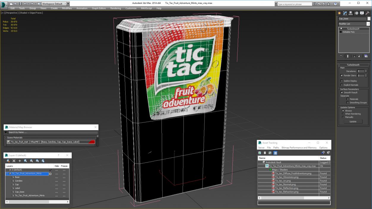 Tic Tac Fruit Adventure Mints 3D model