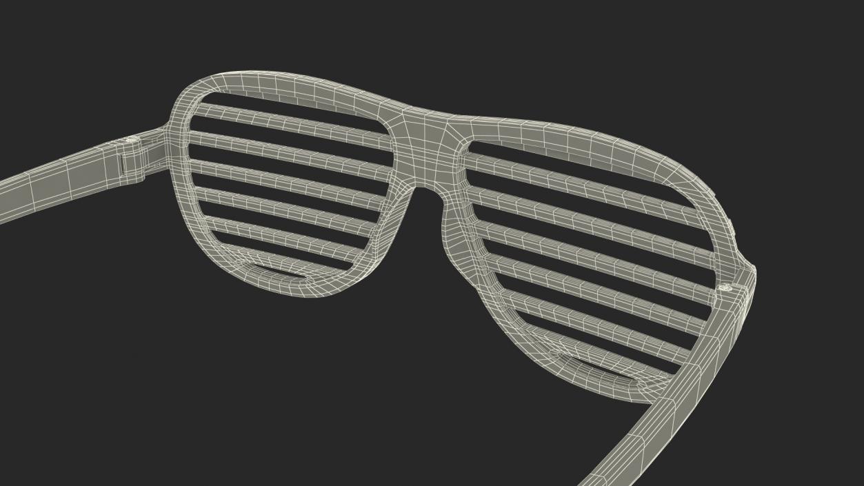 Shutter Shades Gold Glasses 3D