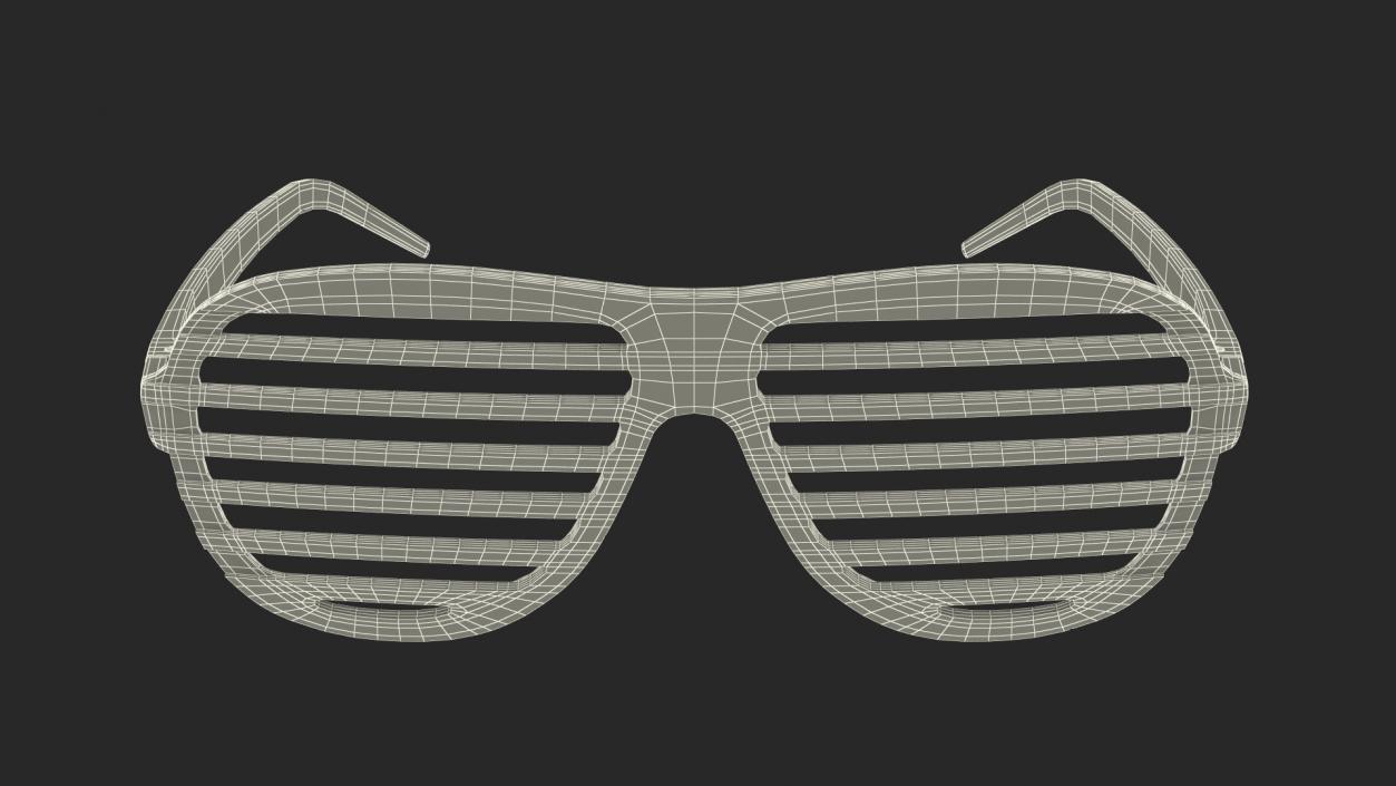 Shutter Shades Gold Glasses 3D