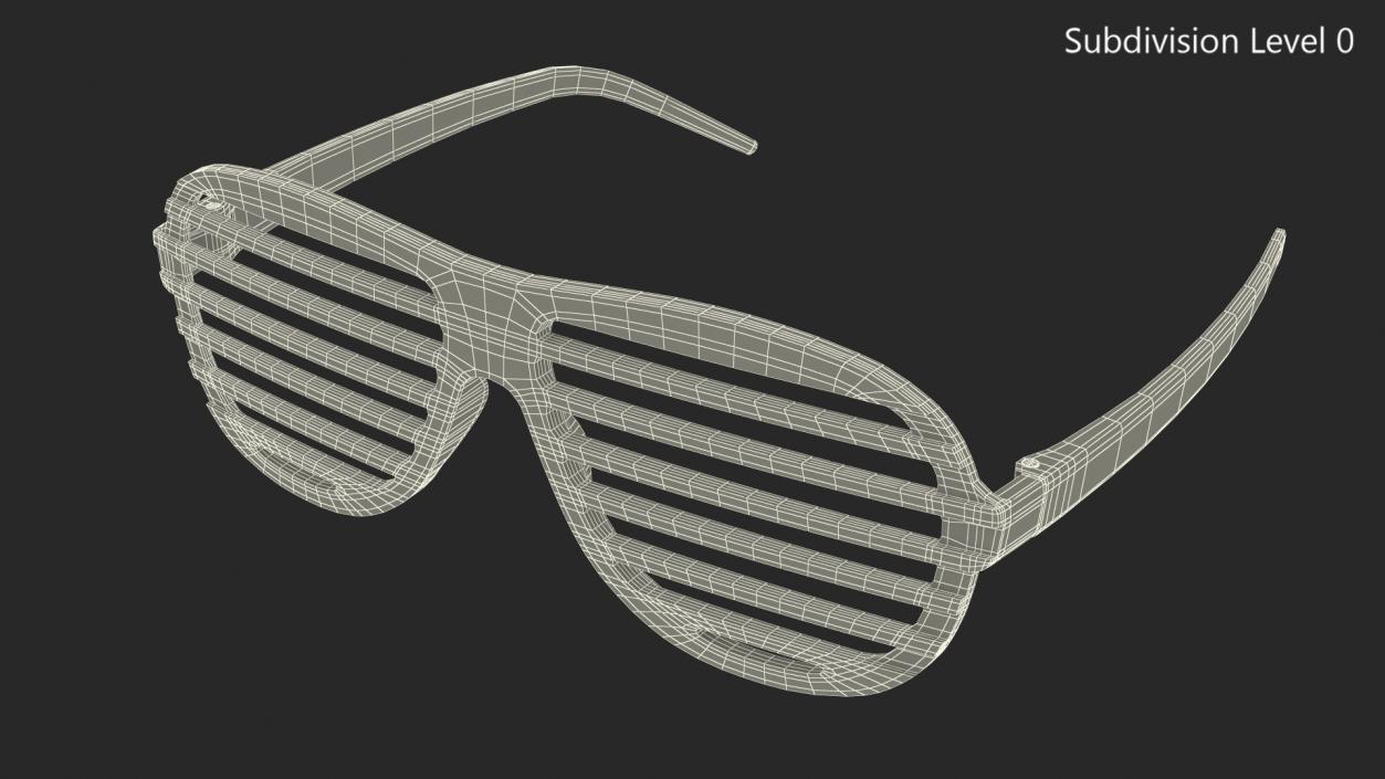 Shutter Shades Gold Glasses 3D