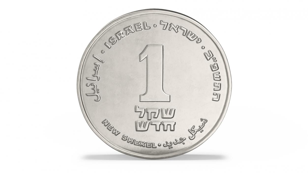 3D Shekel Coins Collection model