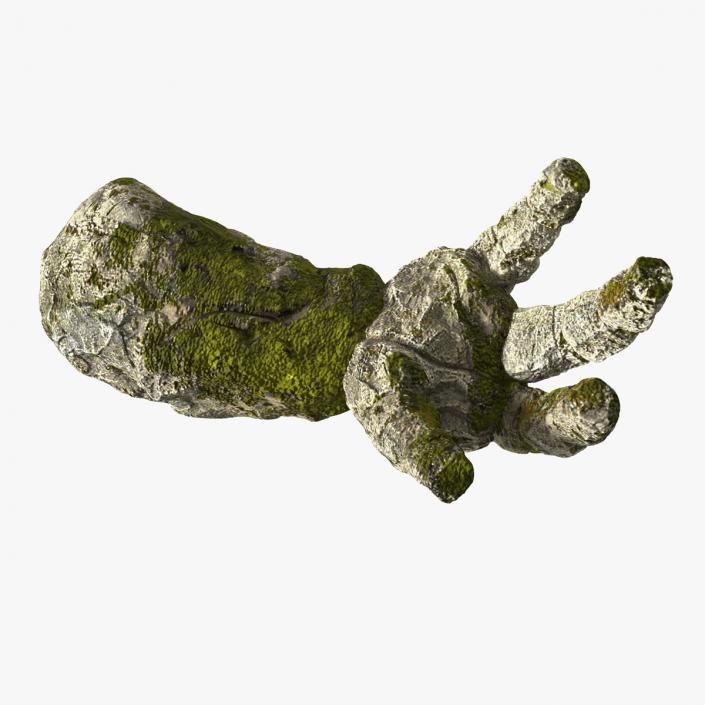 Stone Golem Hand Rigged for Cinema 4D 3D