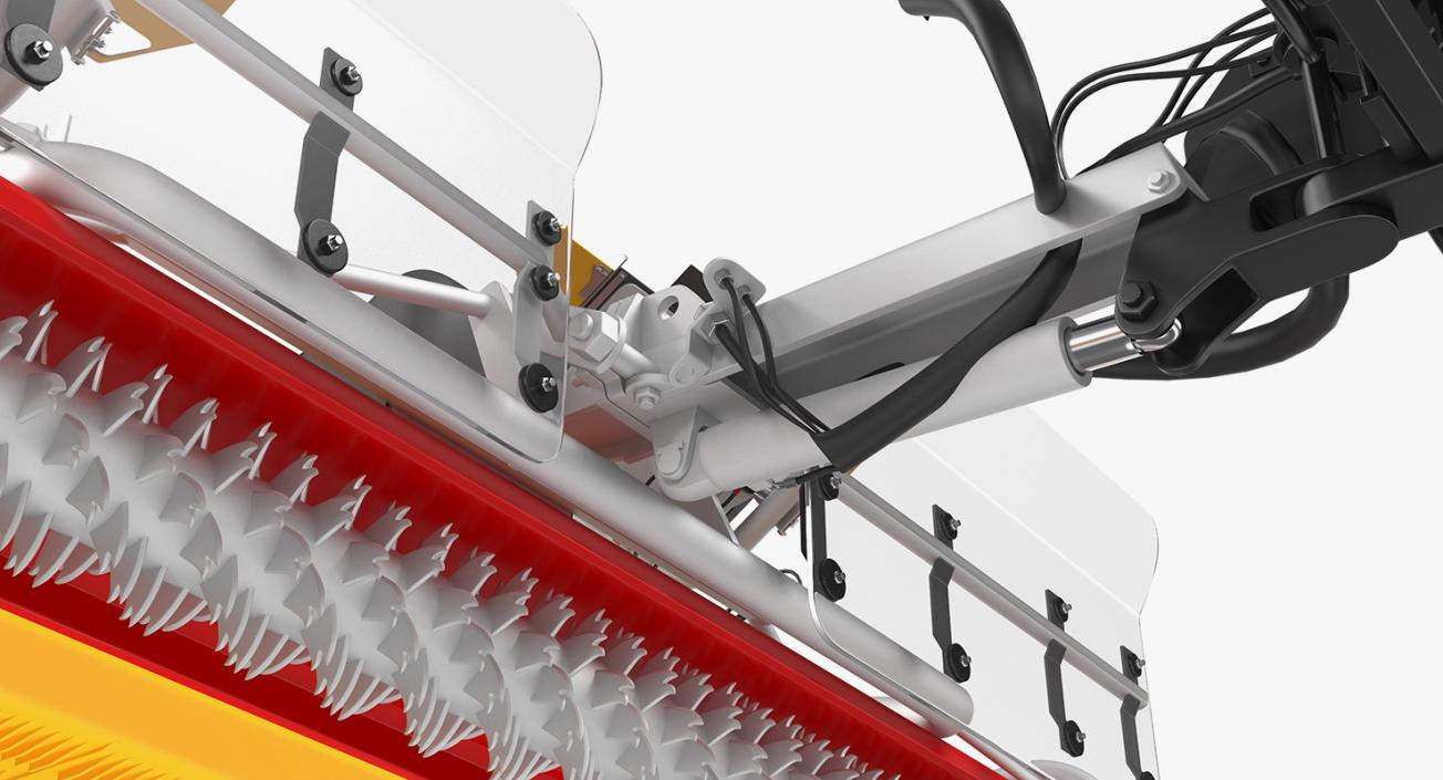 3D model Trail Snow Groomer Rigged