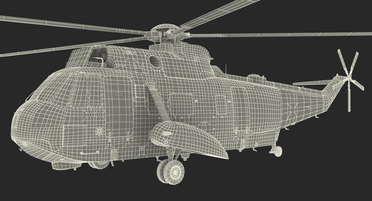 3D Marine One Hellicopter Carrying the US President model