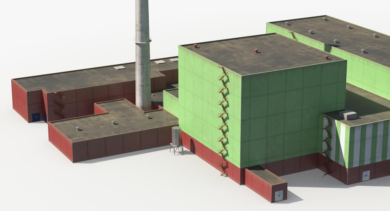 3D Nuclear Power Station