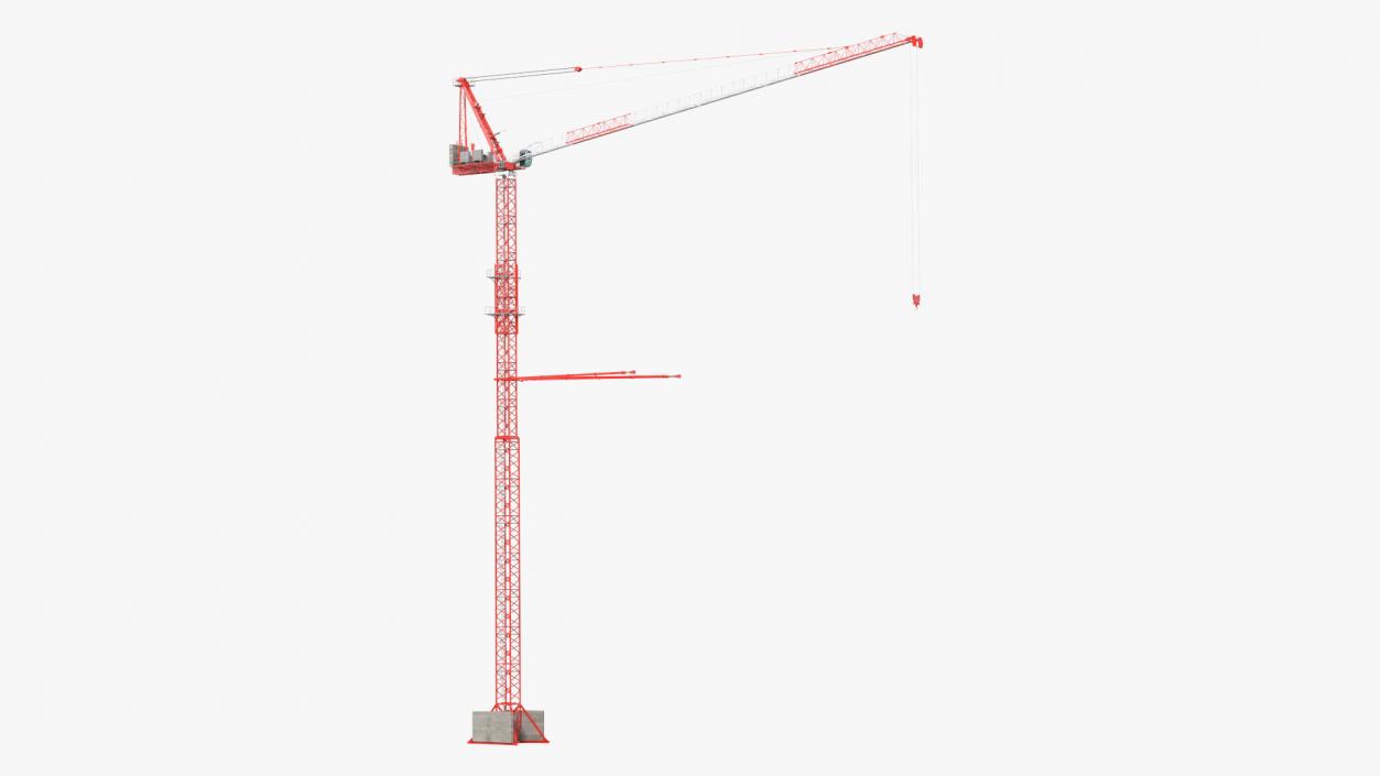 Tower Crane Rigged for Maya 3D