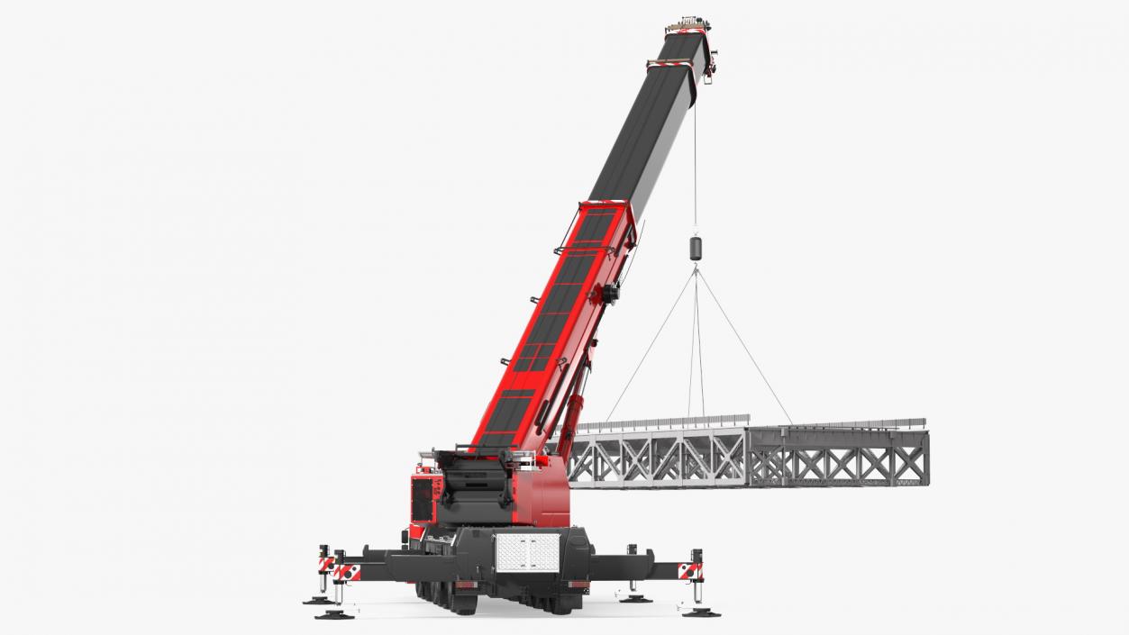 3D model Mobile Crane Generic With Load