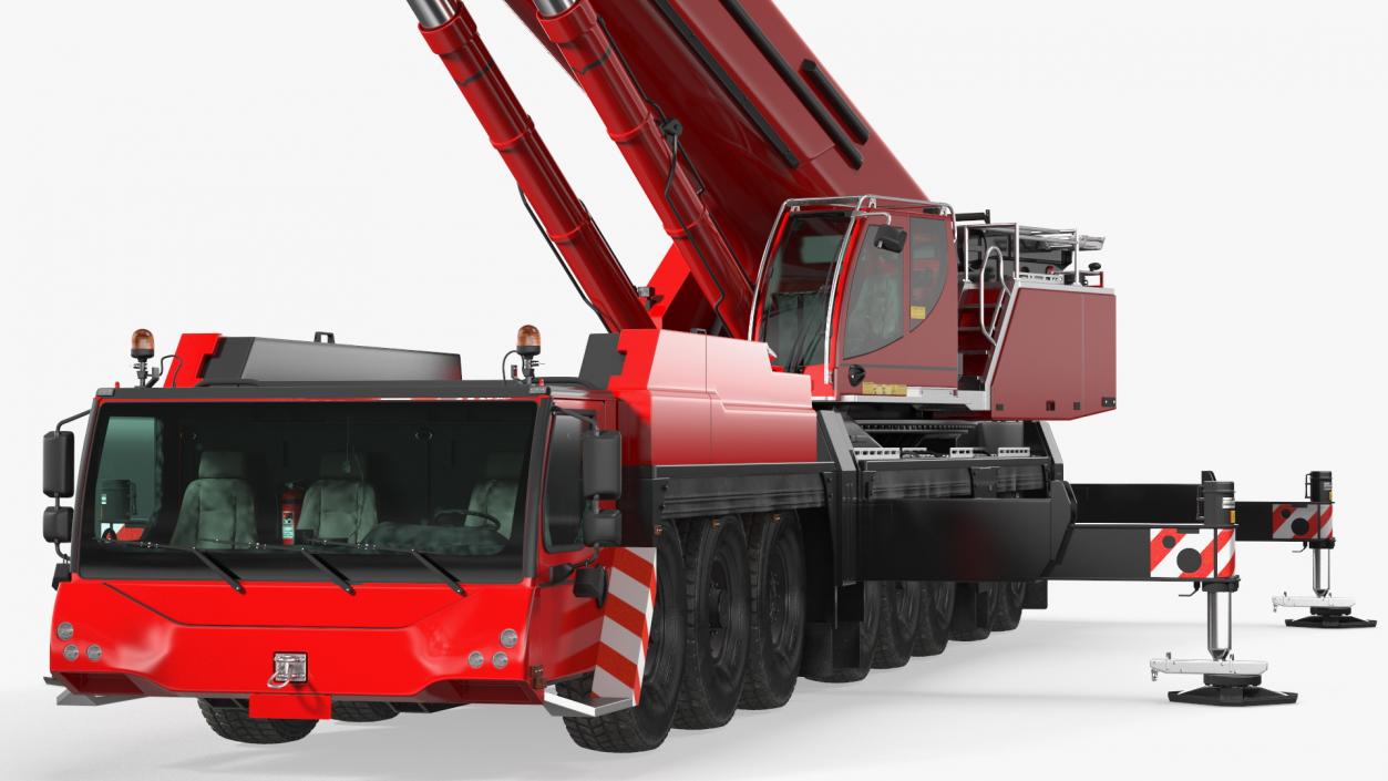 3D model Mobile Crane Generic With Load