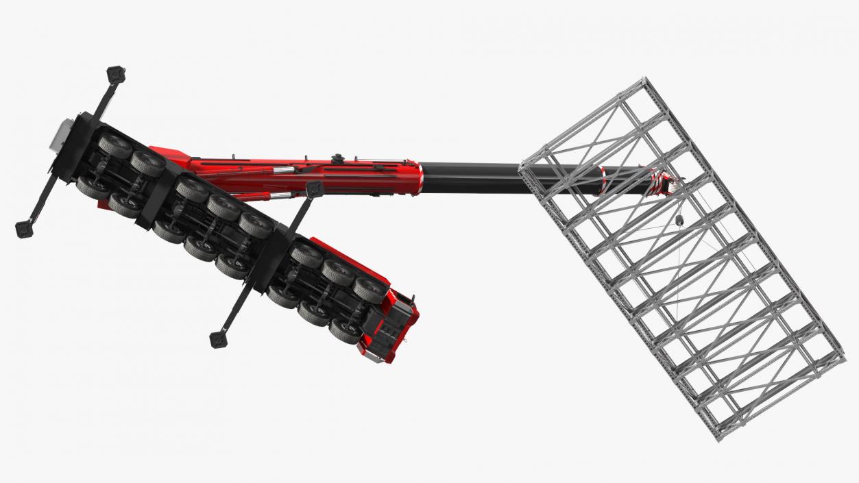 3D model Mobile Crane Generic With Load