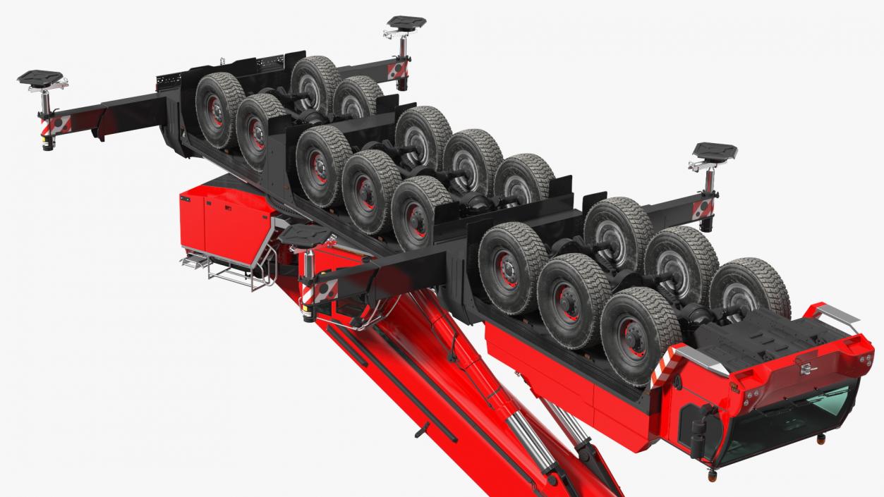 3D model Mobile Crane Generic With Load