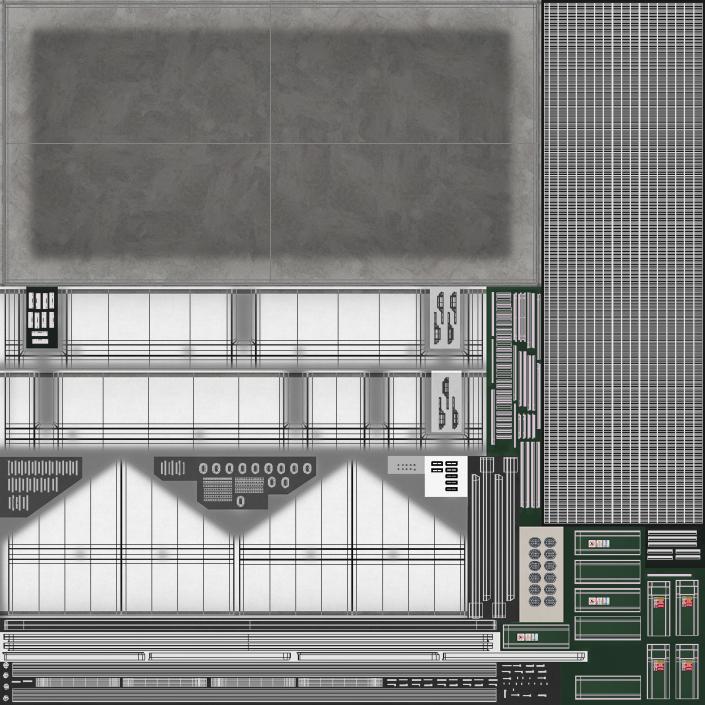 Solar Power Station 3D model