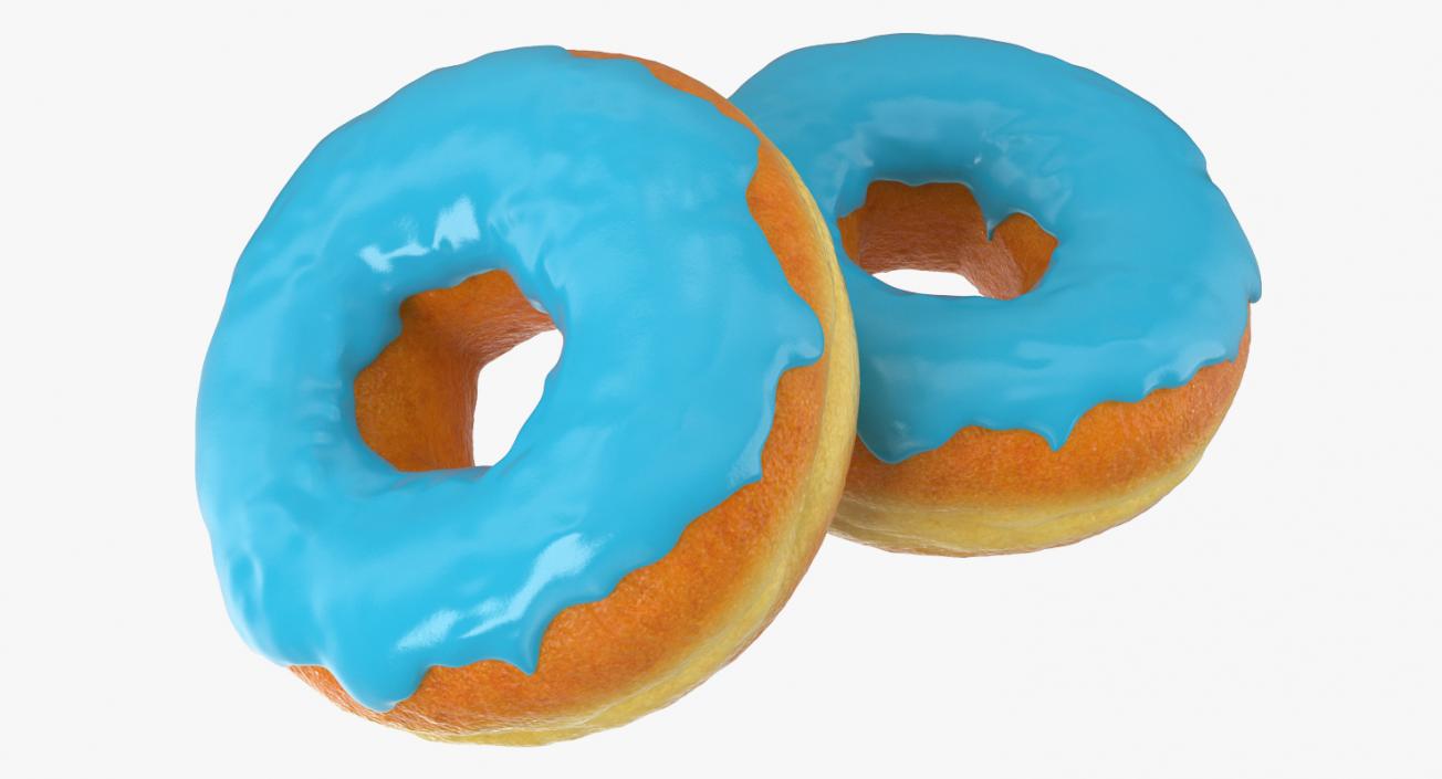 3D model Blue Donut