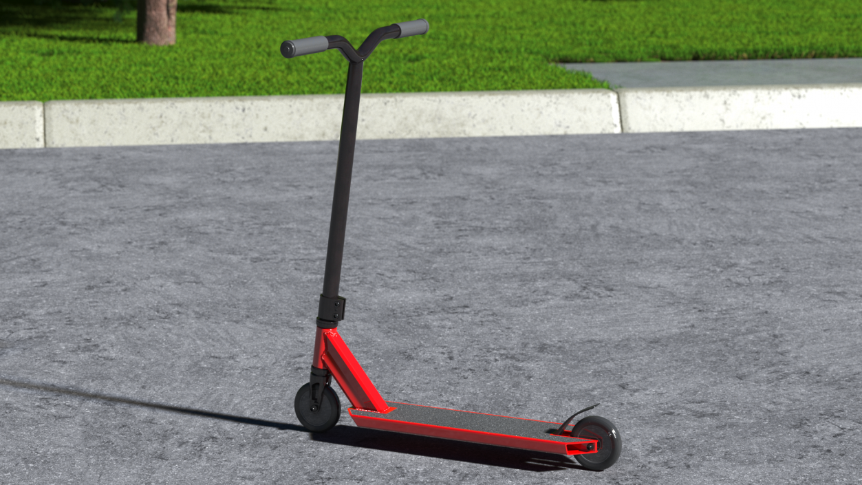 3D Trick Scooter for Kids Red