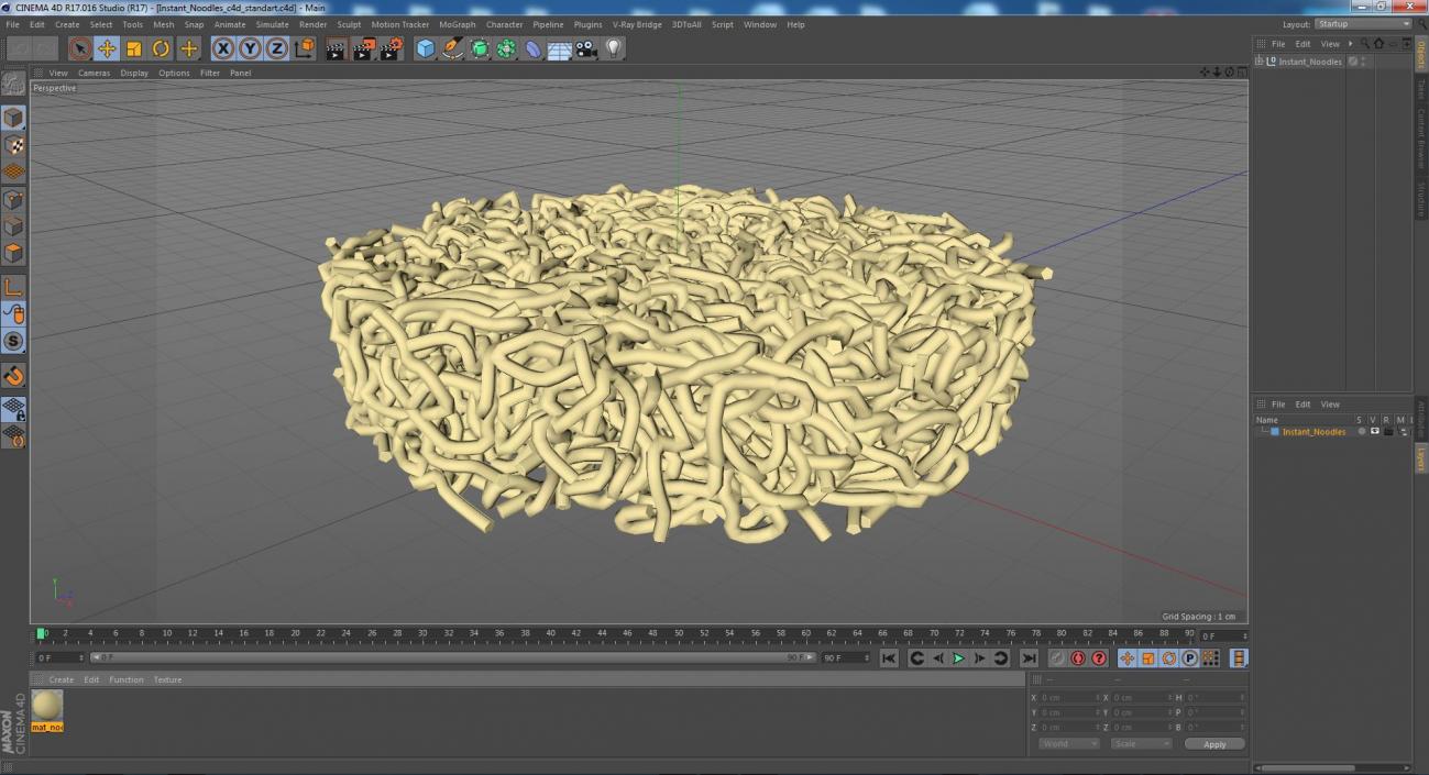 3D model Instant Noodles