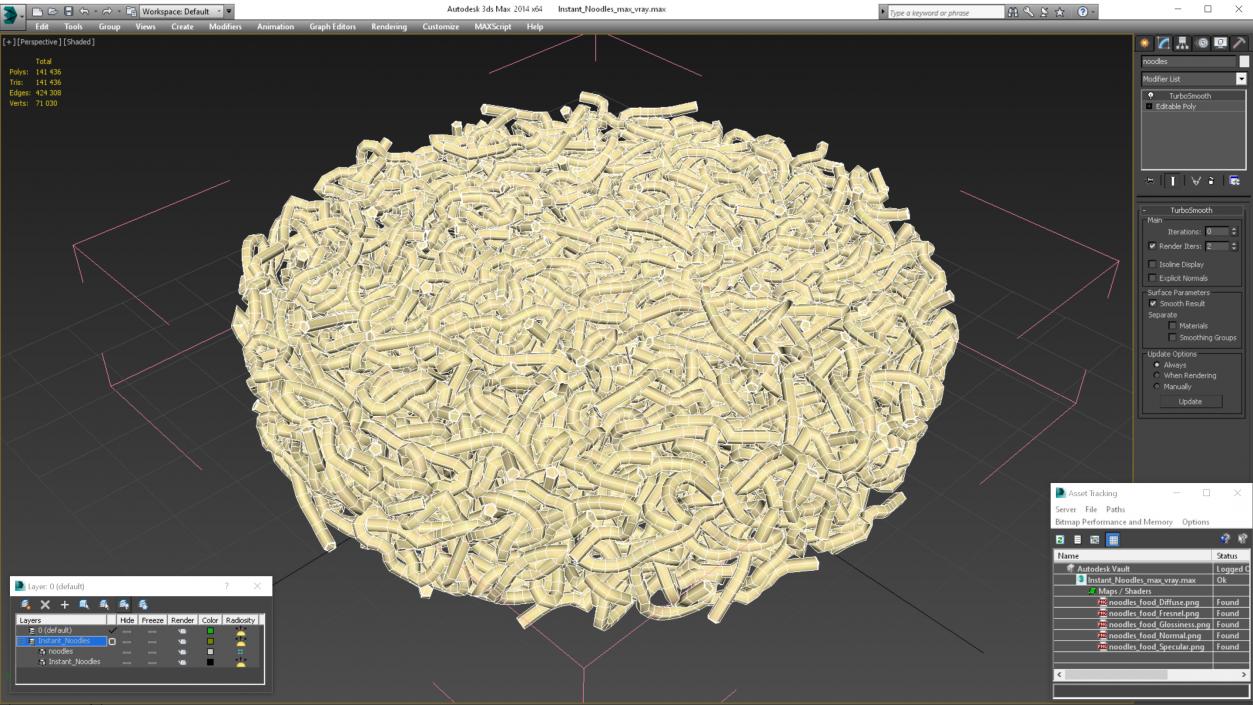 3D model Instant Noodles