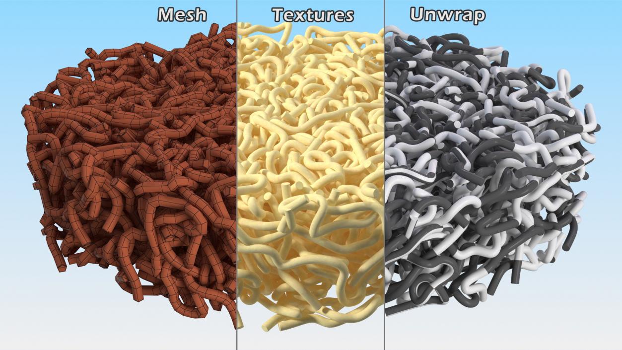 3D model Instant Noodles