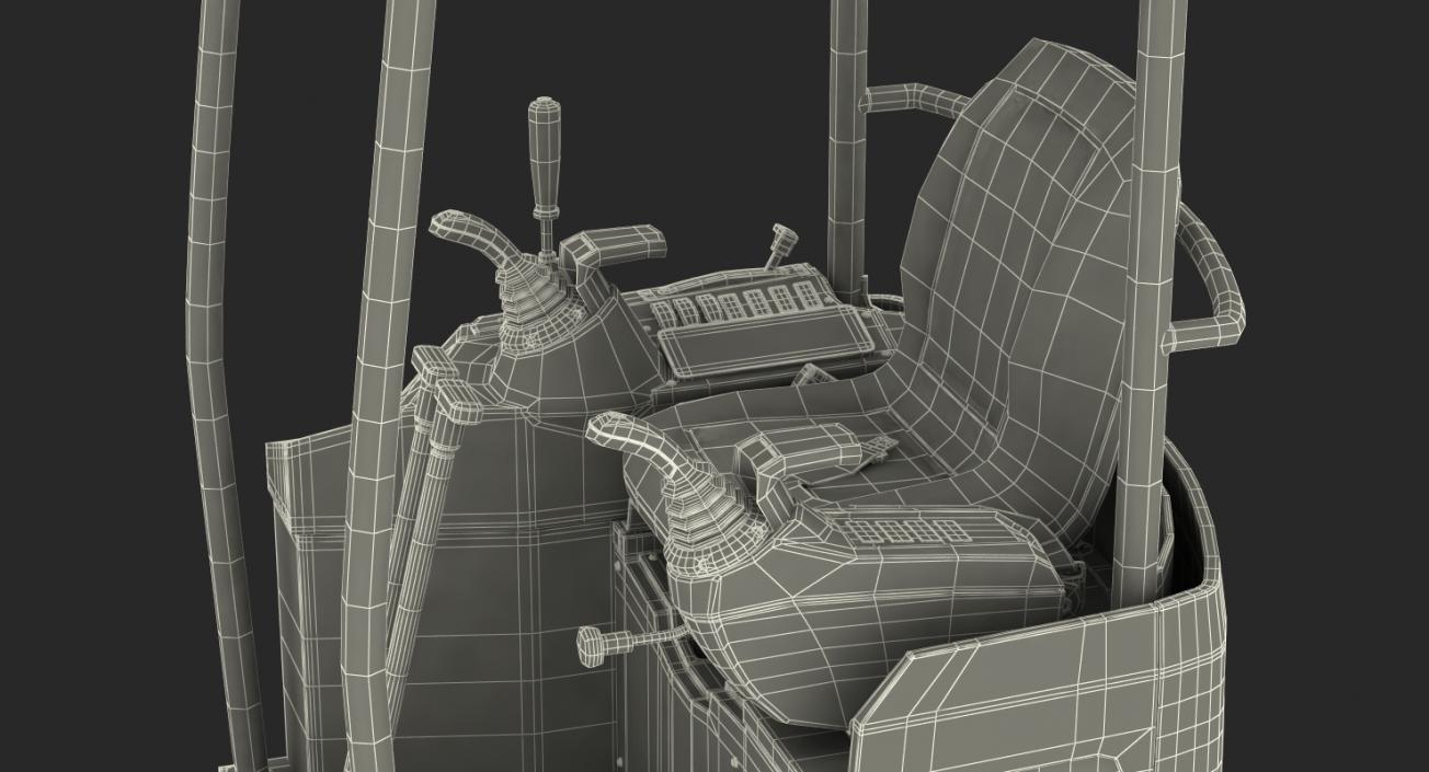 Tracked Mini Excavator Generic Rigged 3D