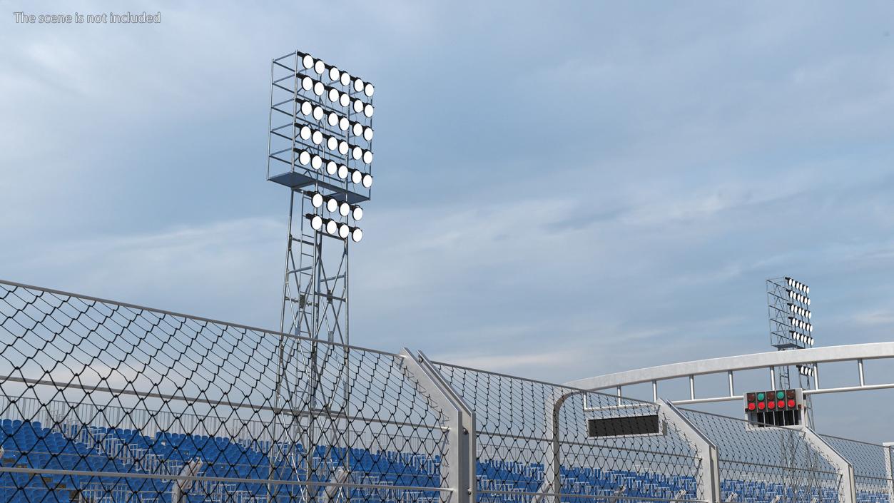 3D model Stadium Lights Collection