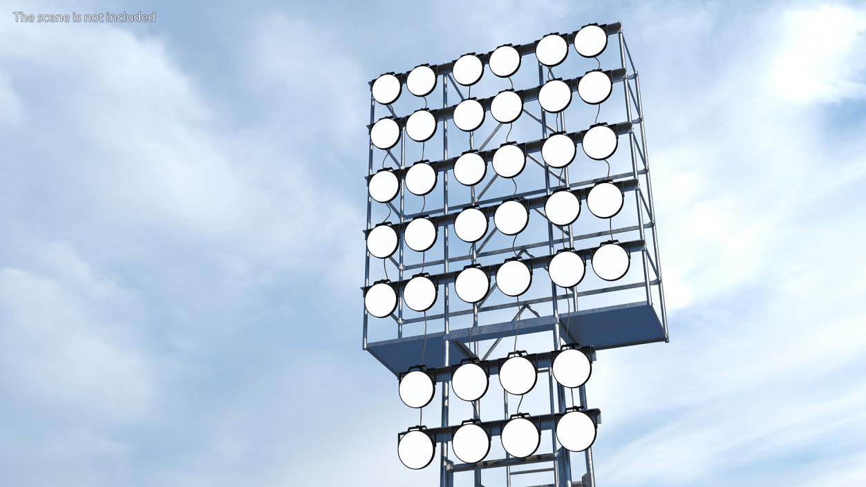 3D model Stadium Lights Collection