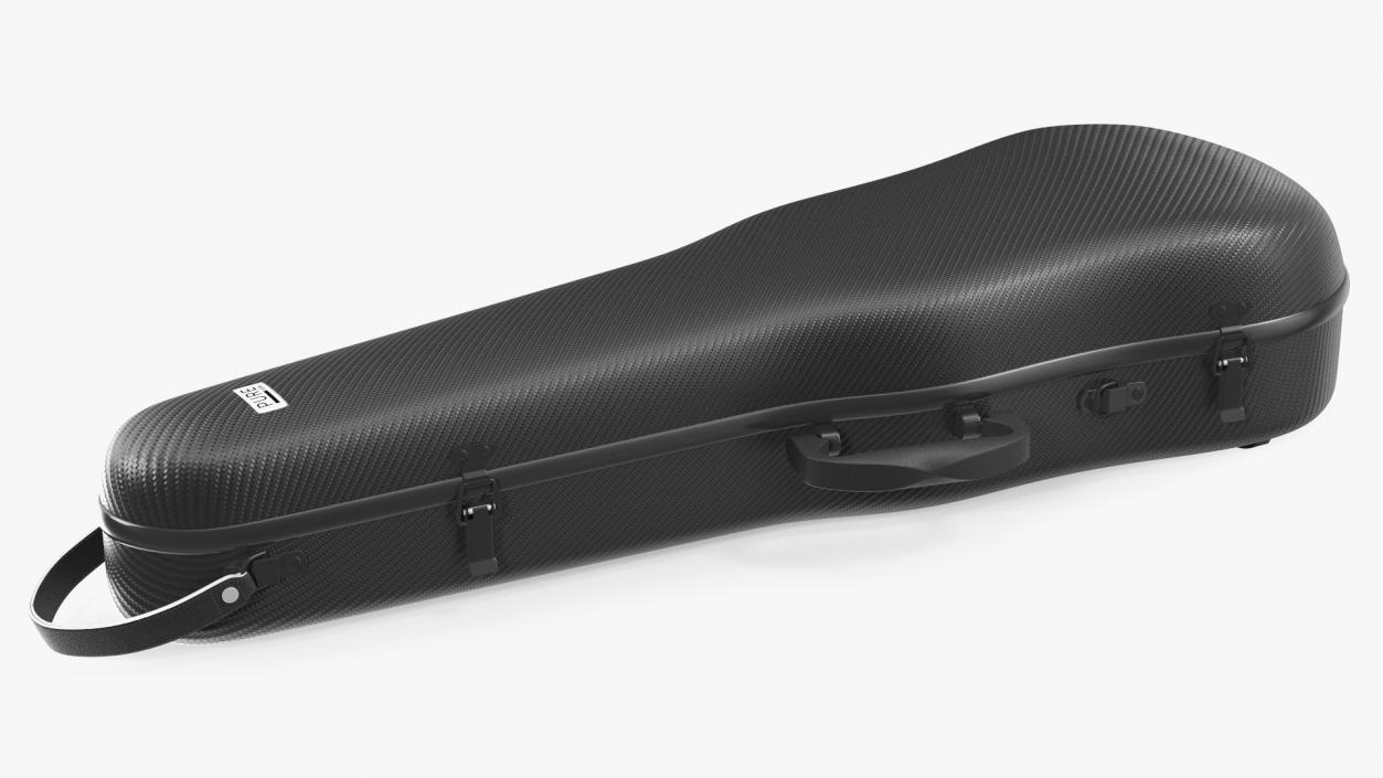 3D Violin Shaped Case Gewa Pure Black Closed