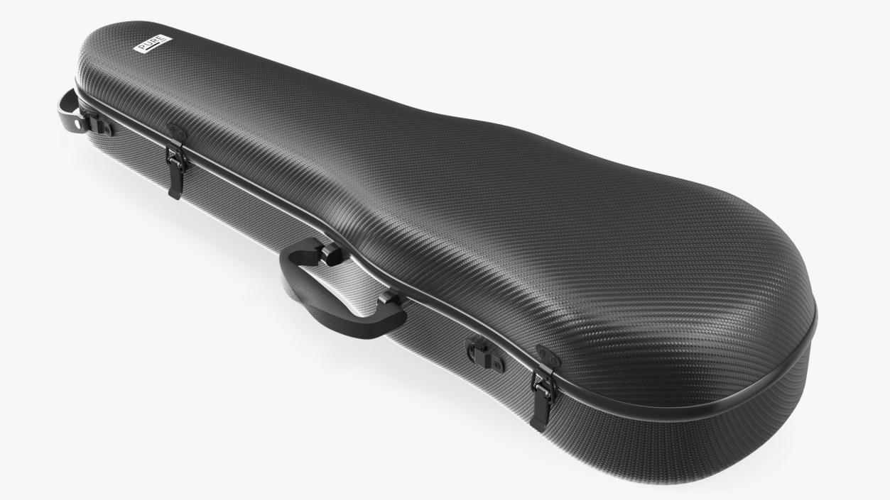 3D Violin Shaped Case Gewa Pure Black Closed