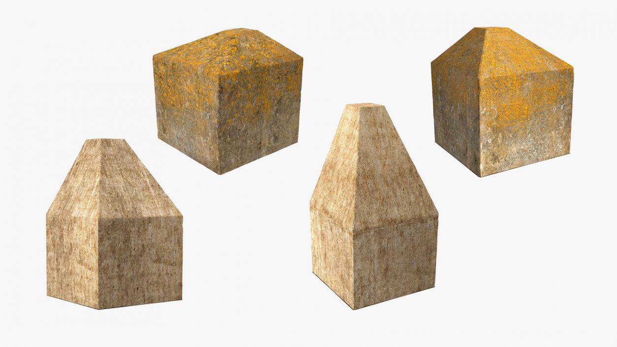 3D Concrete Obstacles Collection 2