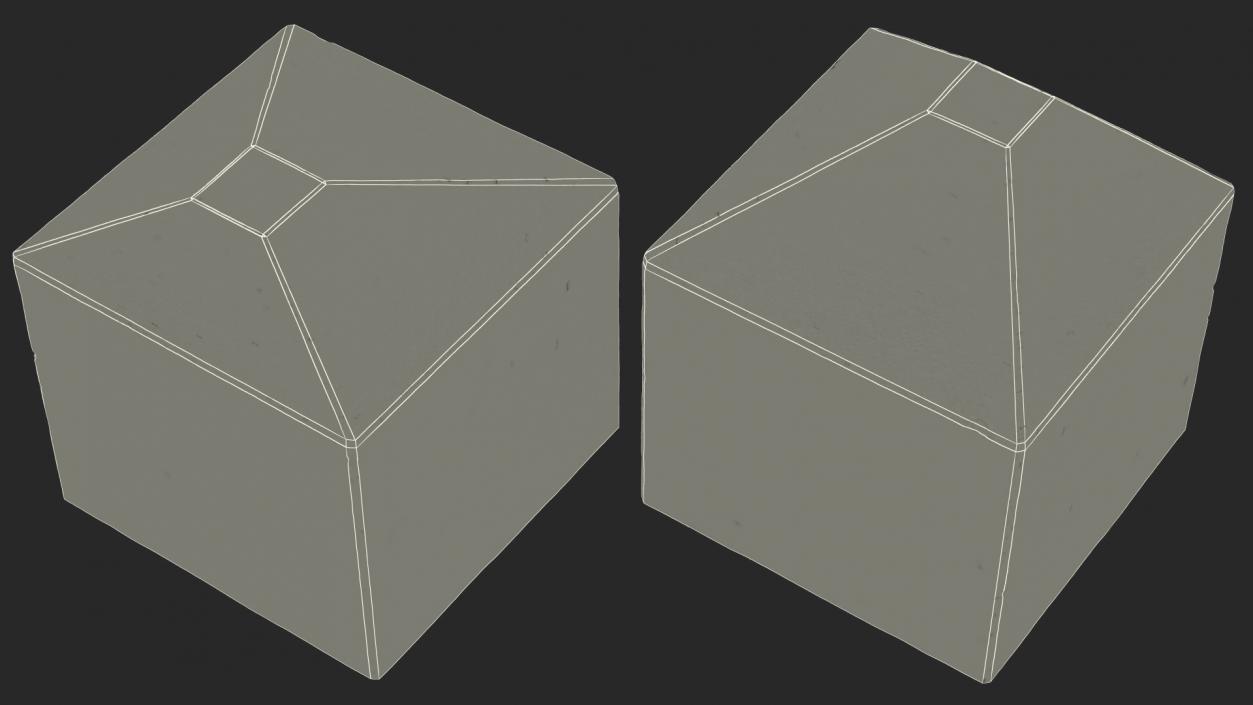 3D Concrete Obstacles Collection 2