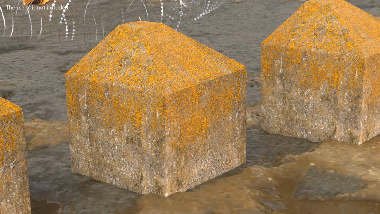 3D Concrete Obstacles Collection 2