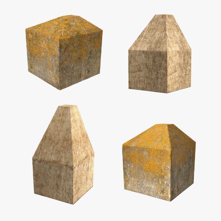 3D Concrete Obstacles Collection 2