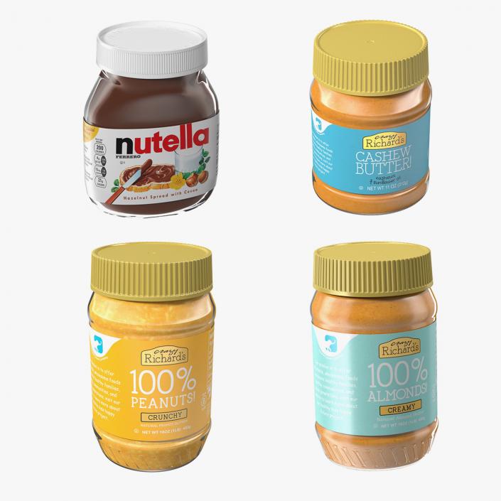 3D Nut Butter Collection 2 model