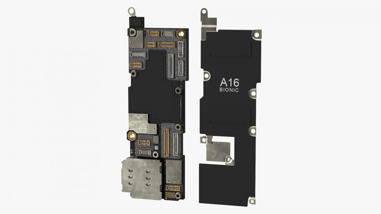 3D model iPhone 14 Pro Motherboard