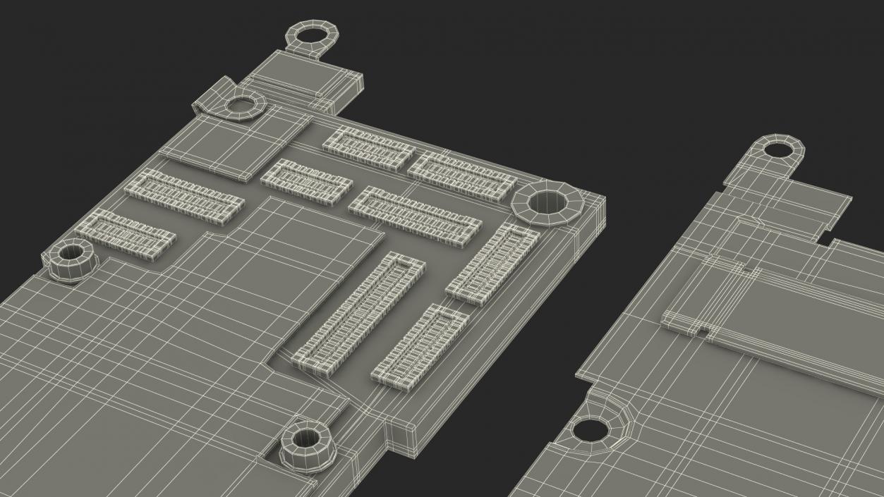 3D model iPhone 14 Pro Motherboard