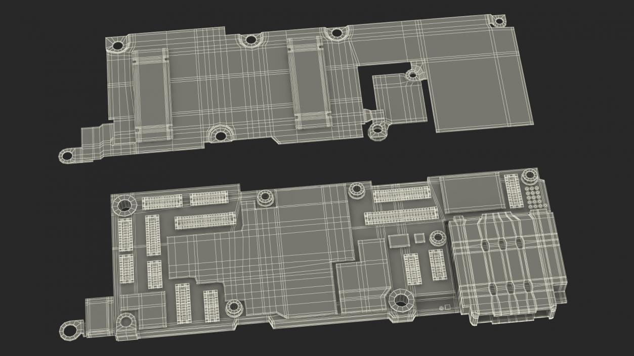 3D model iPhone 14 Pro Motherboard