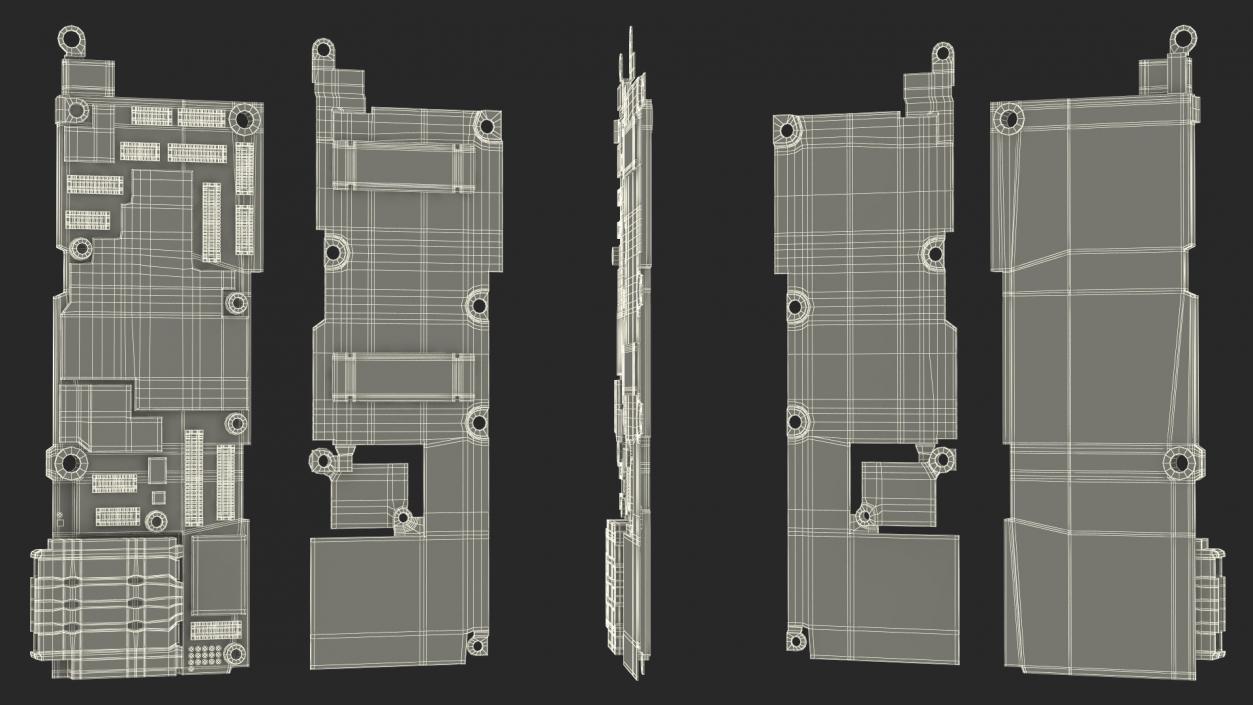 3D model iPhone 14 Pro Motherboard