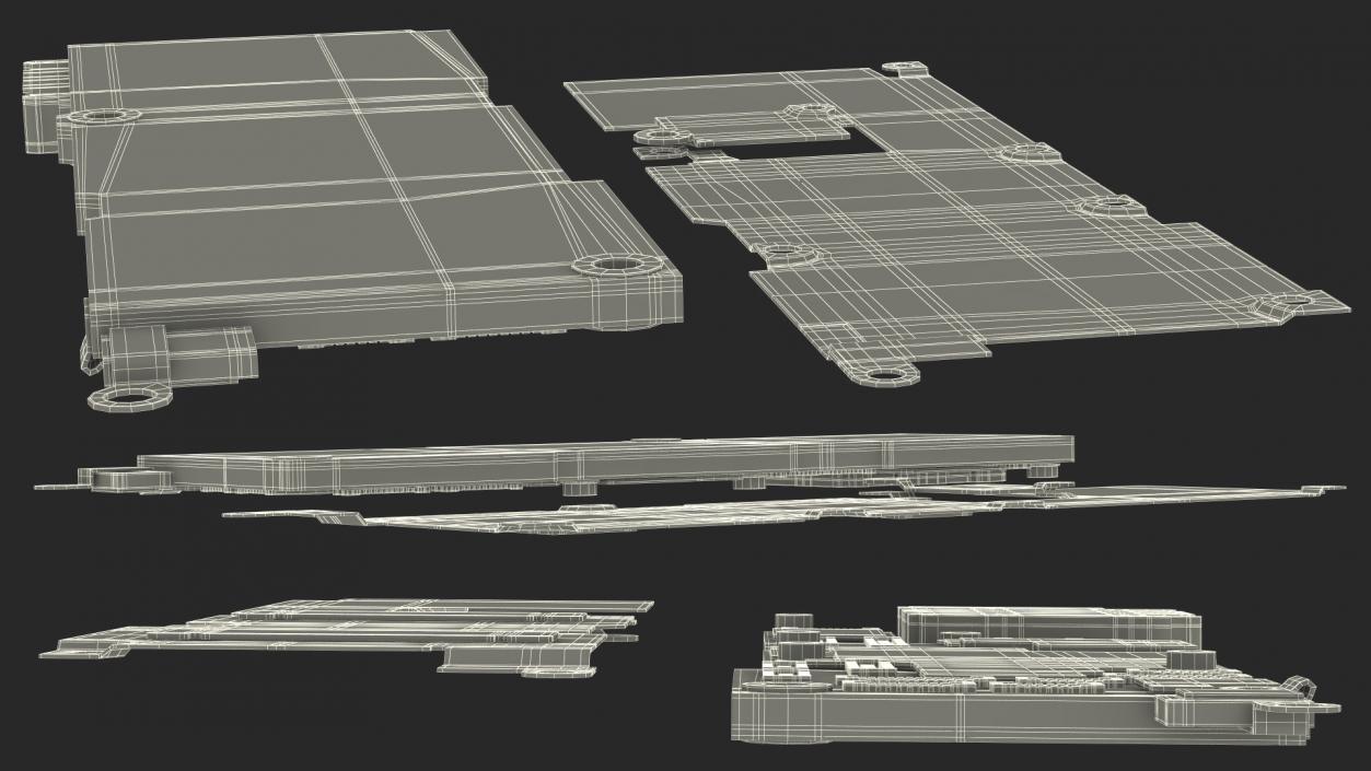 3D model iPhone 14 Pro Motherboard