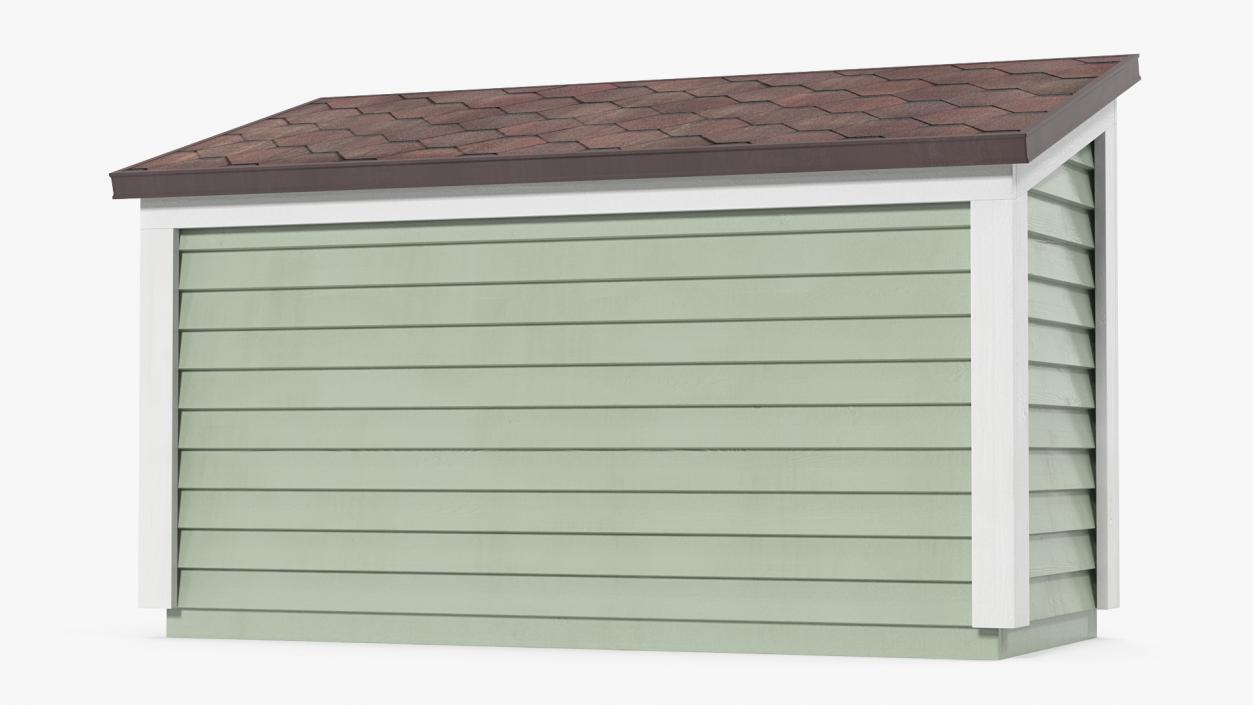 3D Large Horizontal Garden Storage Shed