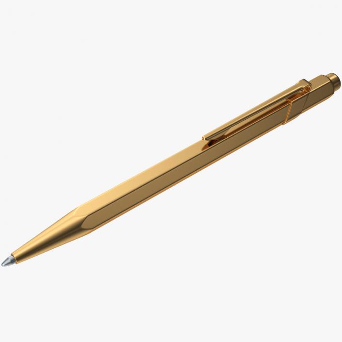 Luxury Golden Pen 3D