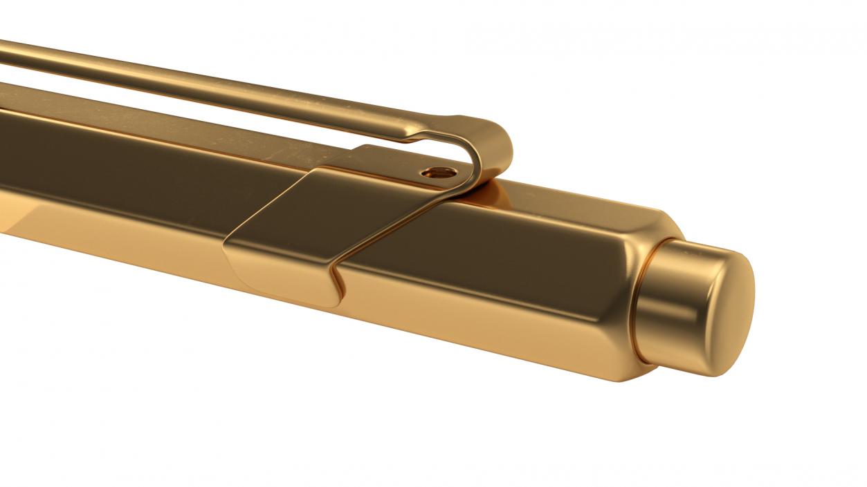 Luxury Golden Pen 3D