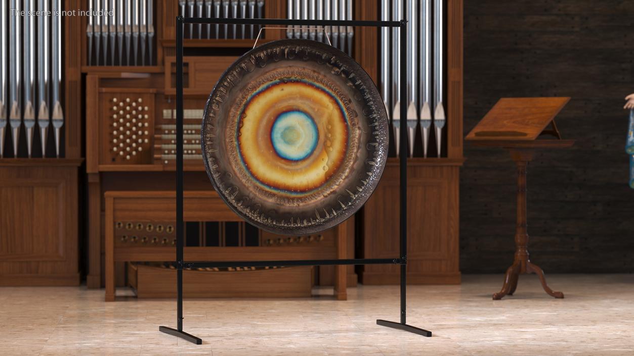 3D model Symphonic Gong 40 inch Square Stand